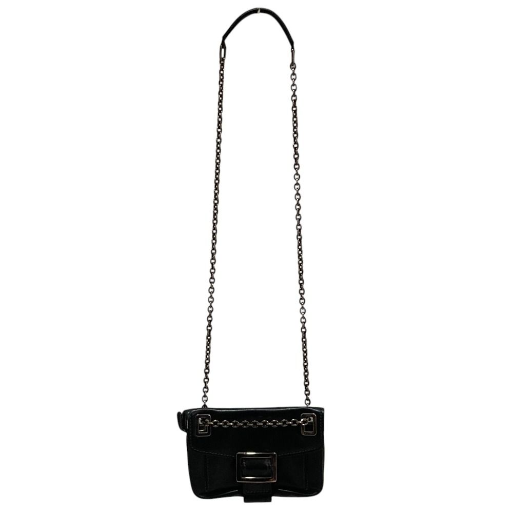 良品 ROGER VIVIER ロジェヴィヴィエ スクエアバックル レザー