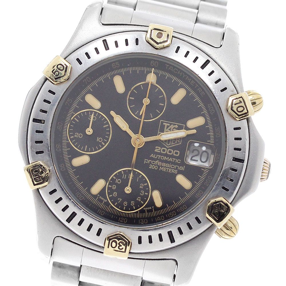 タグホイヤー TAG HEUER 165.306 2000シリーズ クロノグラフ 自動巻き メンズ _953396 タグホイヤー TAG HEUER 165.306 2000シリーズ クロノグラフ 自動巻き