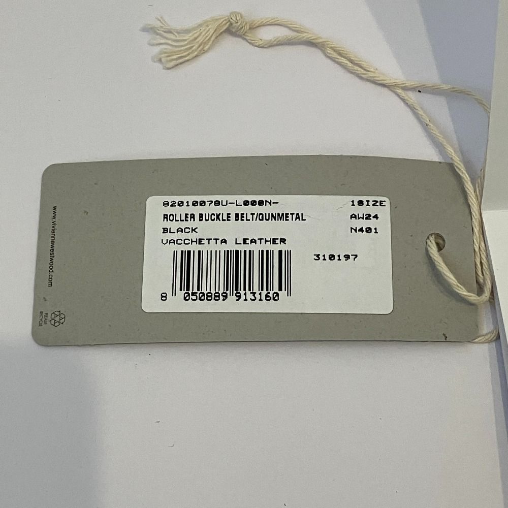 良品 Vivienne Westwood ヴィヴィアンウエストウッド ローラーバックル レザーベルト 12-20-942154 ブラック レディース 古着 中古 USED Vivienne Westwood - 良品 Vivienne Westwood ヴィヴィアンウエスト