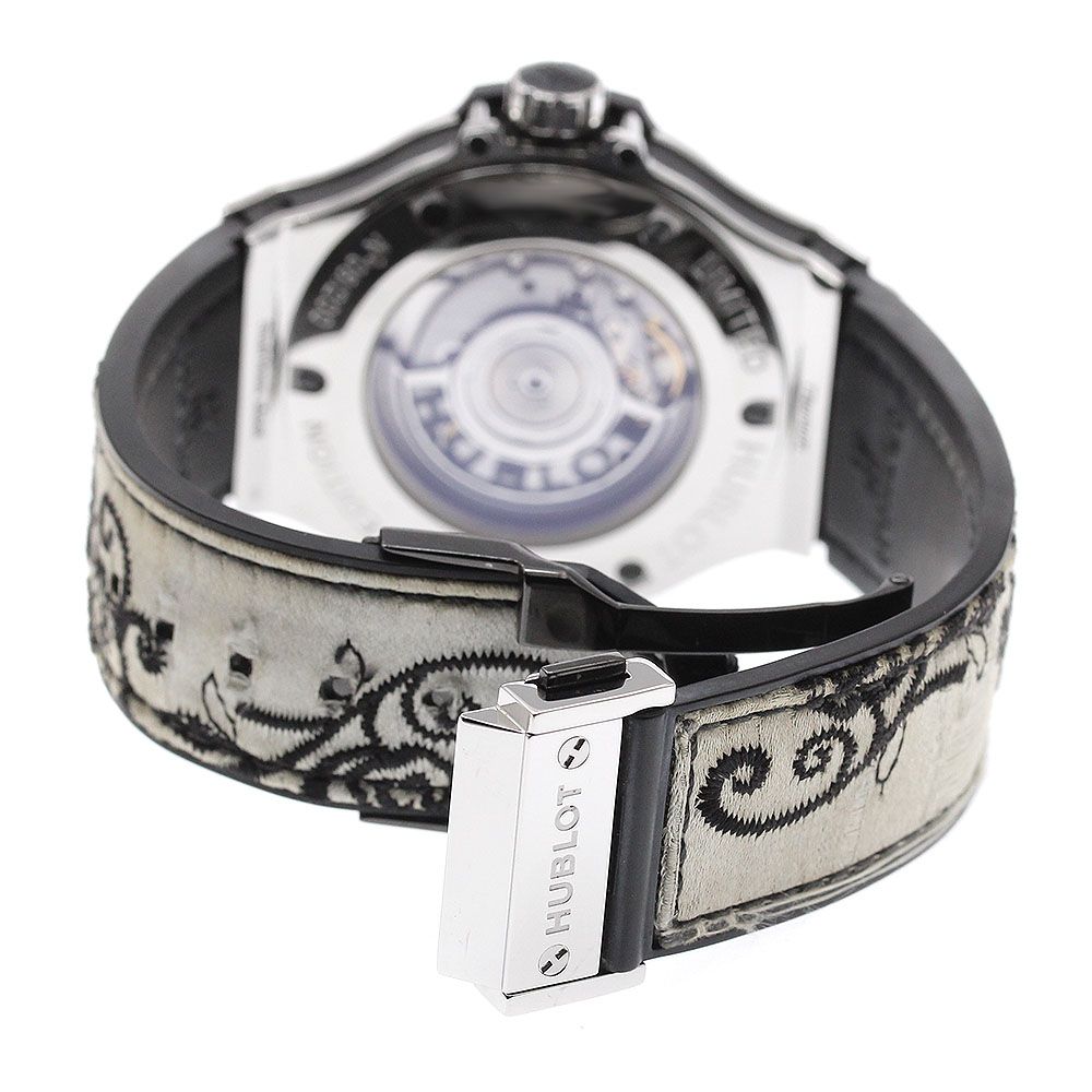 ウブロ HUBLOT 343.SS.6570.NR.BSK16 ビッグバン Broderie 限定200本 11Pダイヤ 自動巻き レディース _948087 ウブロ HUBLOT 343.SS.6570.NR.BSK16 ビッグバン Broderie 限定200本