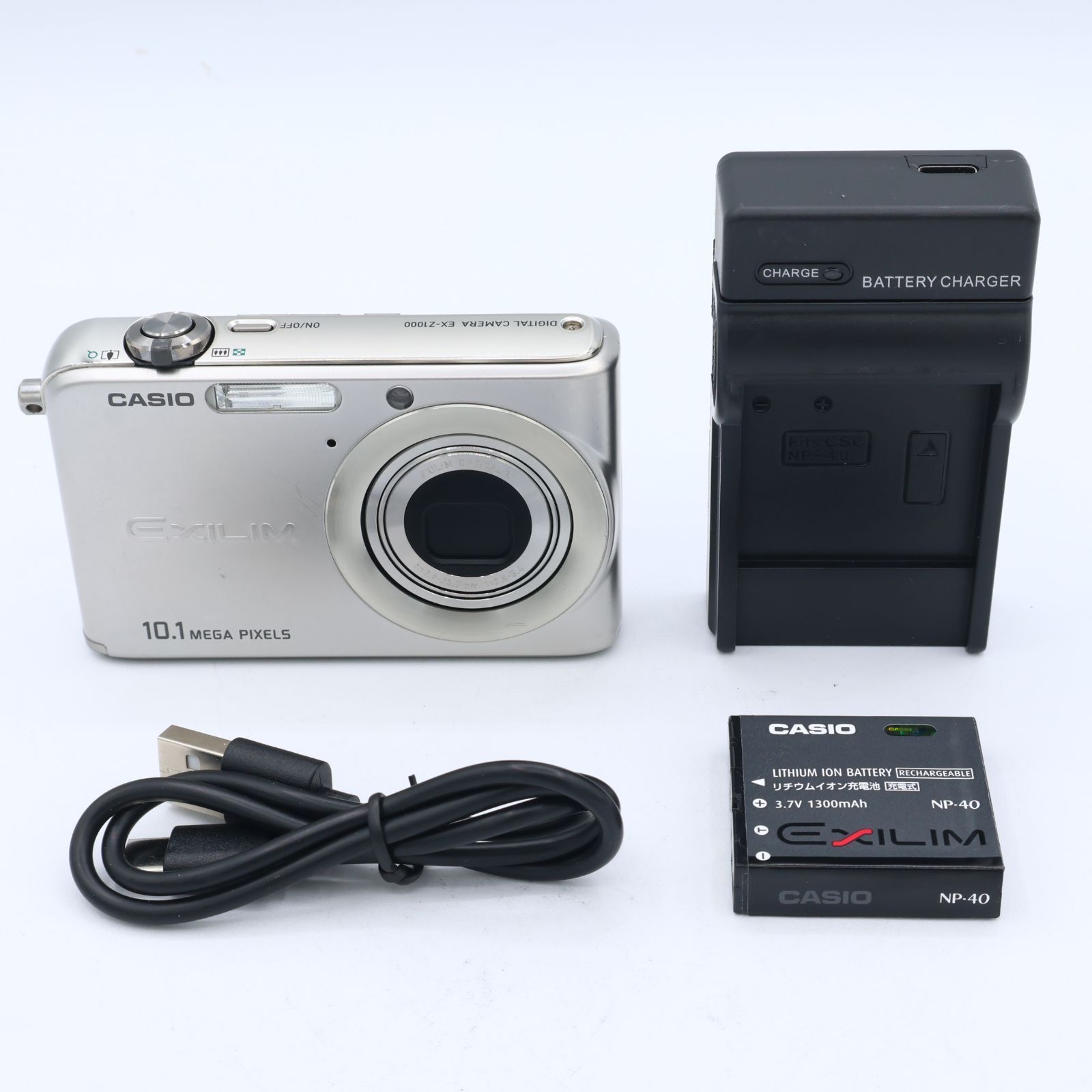 【美品】CACIO カシオ EXILIM EX-Z1000 シルバー コンデジ Amazon | CASIO デジタルカメラ EXILIM ZOOM EX-Z1000 シルバー