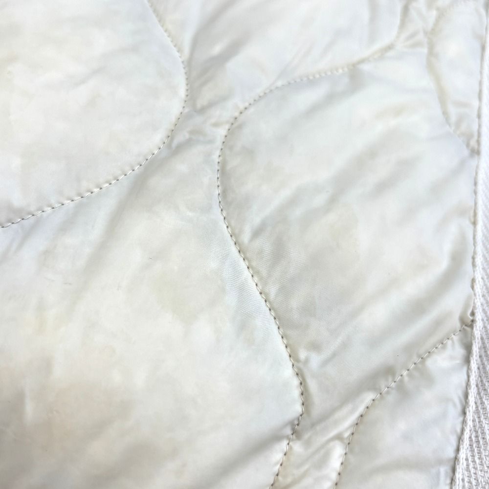 良品 TAION タイオン Vネック ZIP ベスト ASIAサイズM ホワイト レディース 古着 中古 USED 良品 TAION タイオン Vネック ZIP ベスト ASIAサイズM ホワイト