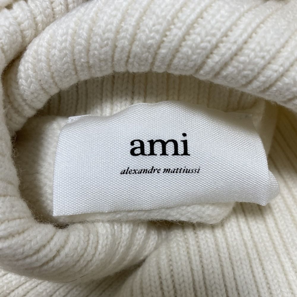 美品 AMI PARIS アミパリス RED ADC SWEATER タートルネック ハート