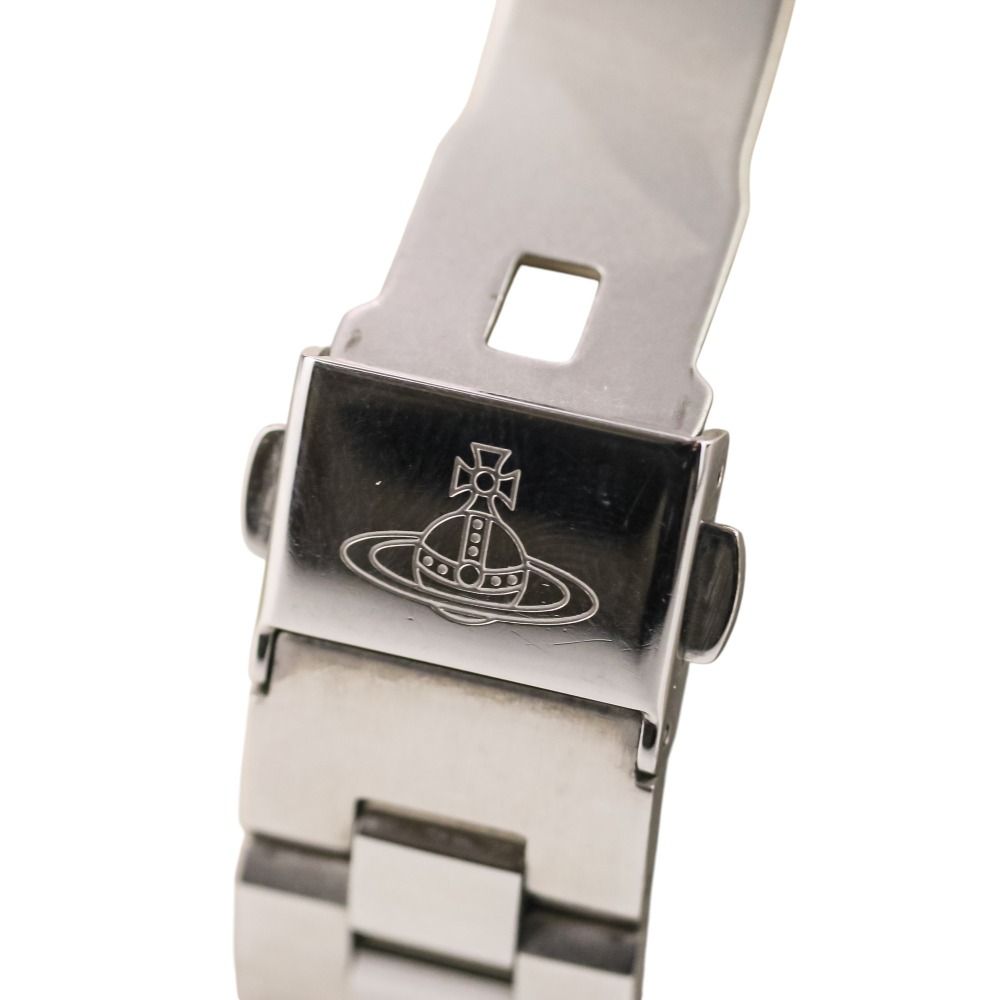 良品 Vivienne Westwood ヴィヴィアンウエストウッド クォーツ 腕時計 VV152NVSL ブルー文字盤 シルバーカラー レディース 古着 中古 USED Vivienne Westwood - 良品 Vivienne Westwood ヴィヴィアンウエスト