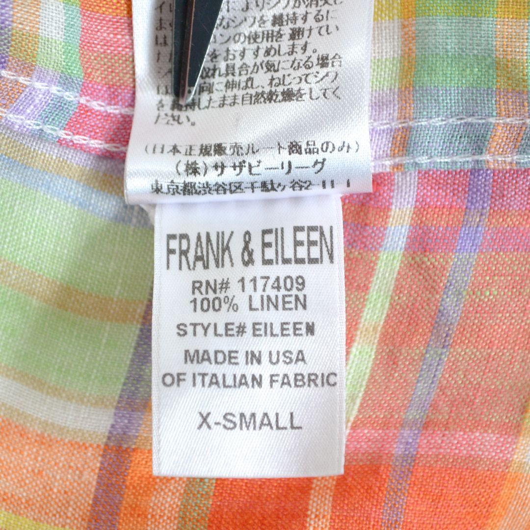 極美品】Frank & Eileenフランク＆アイリーン USA製 EILEEN スキッパー
