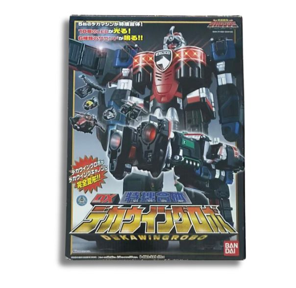 0222-212 【電池液漏れ跡有・現状販売】DX 特捜合体　デカウイングロボ　デカレンジャー 戦隊 ロボット 希少】特捜戦隊デカレンジャー 特捜合体デカウイングロボ 当時物 DX