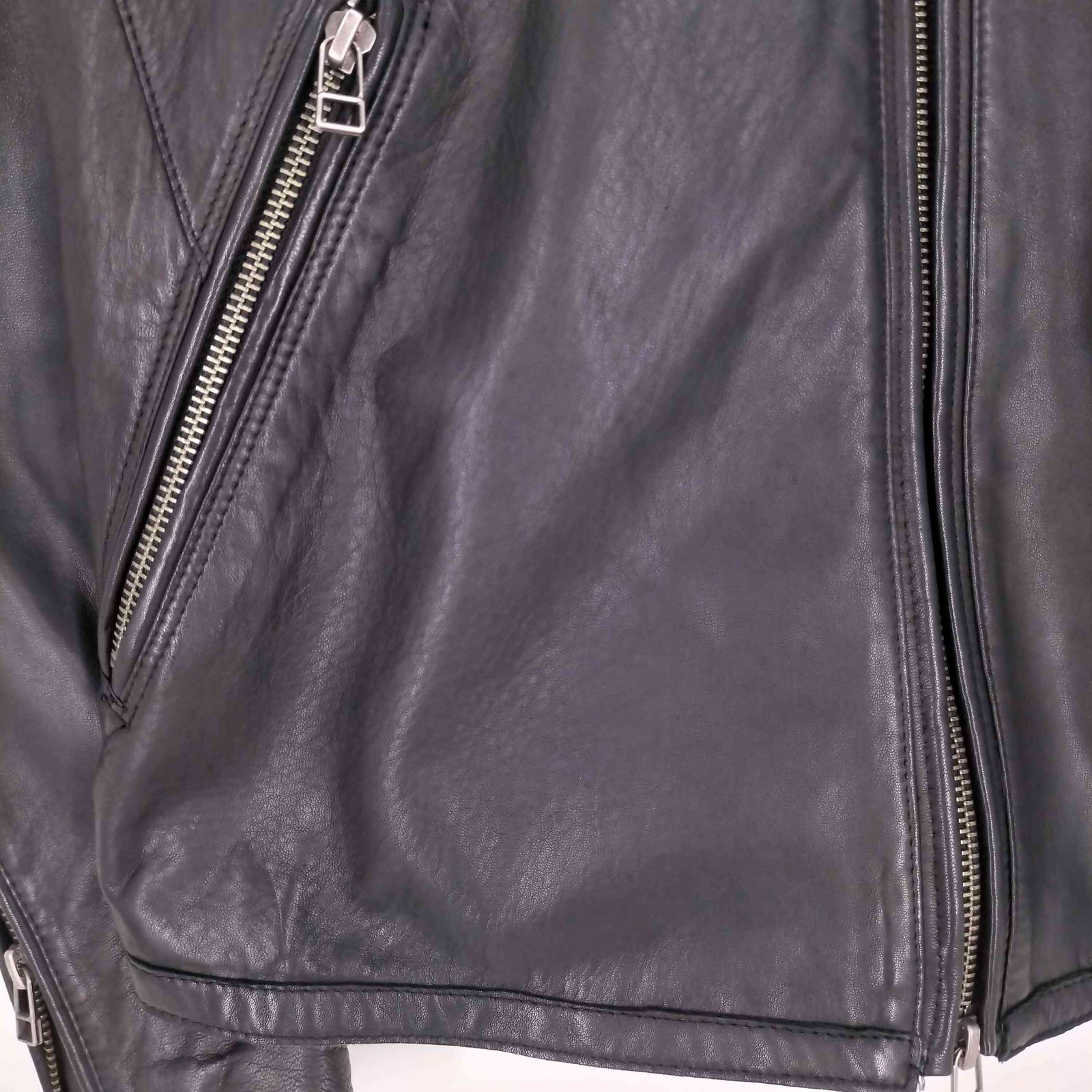 メンズメルローズ MENS MELROSE 羊革 レザー シングルライダース