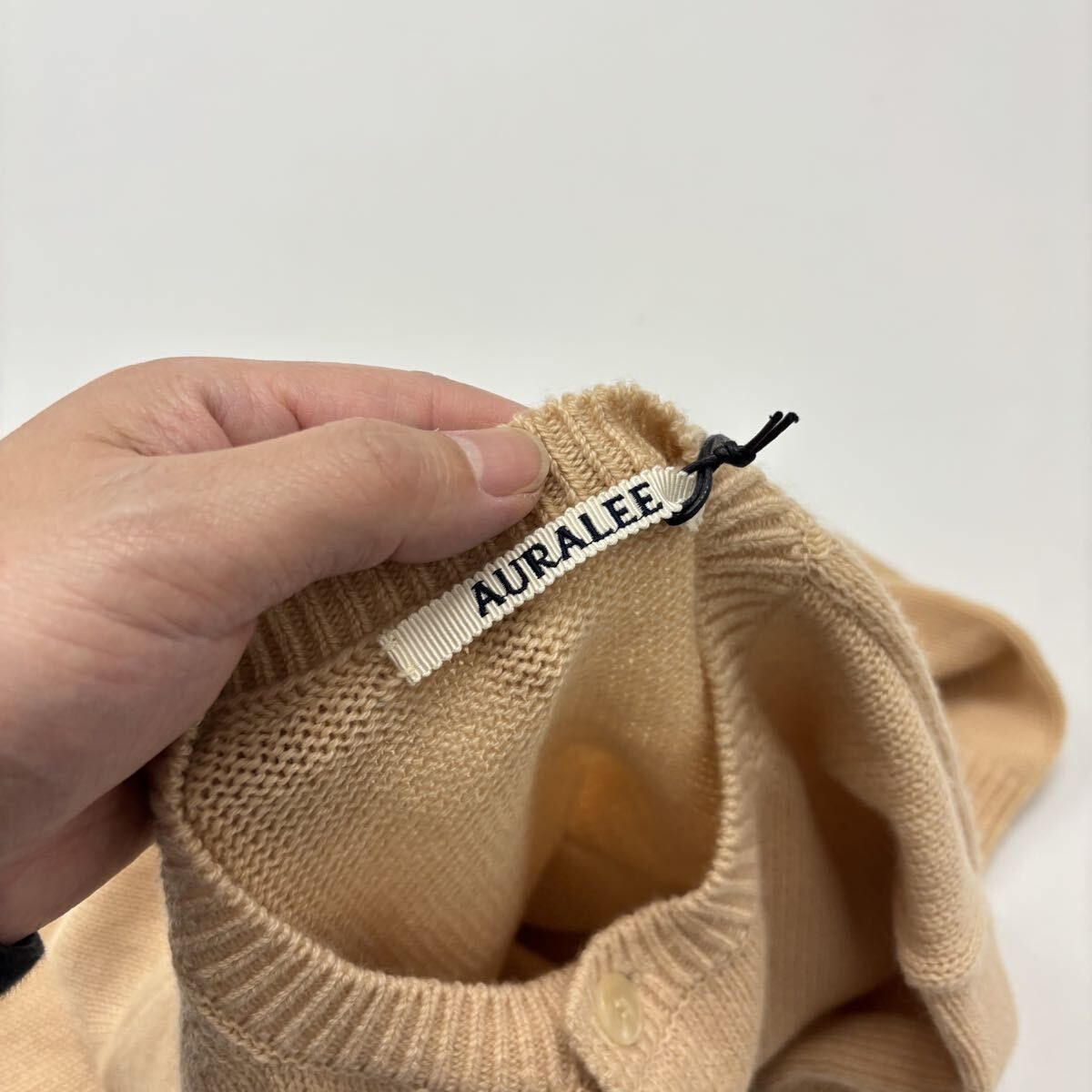 25aw 2025 極美品 AURALEE オーラリー LIGHT CASHMERE KNIT CREW-NECK