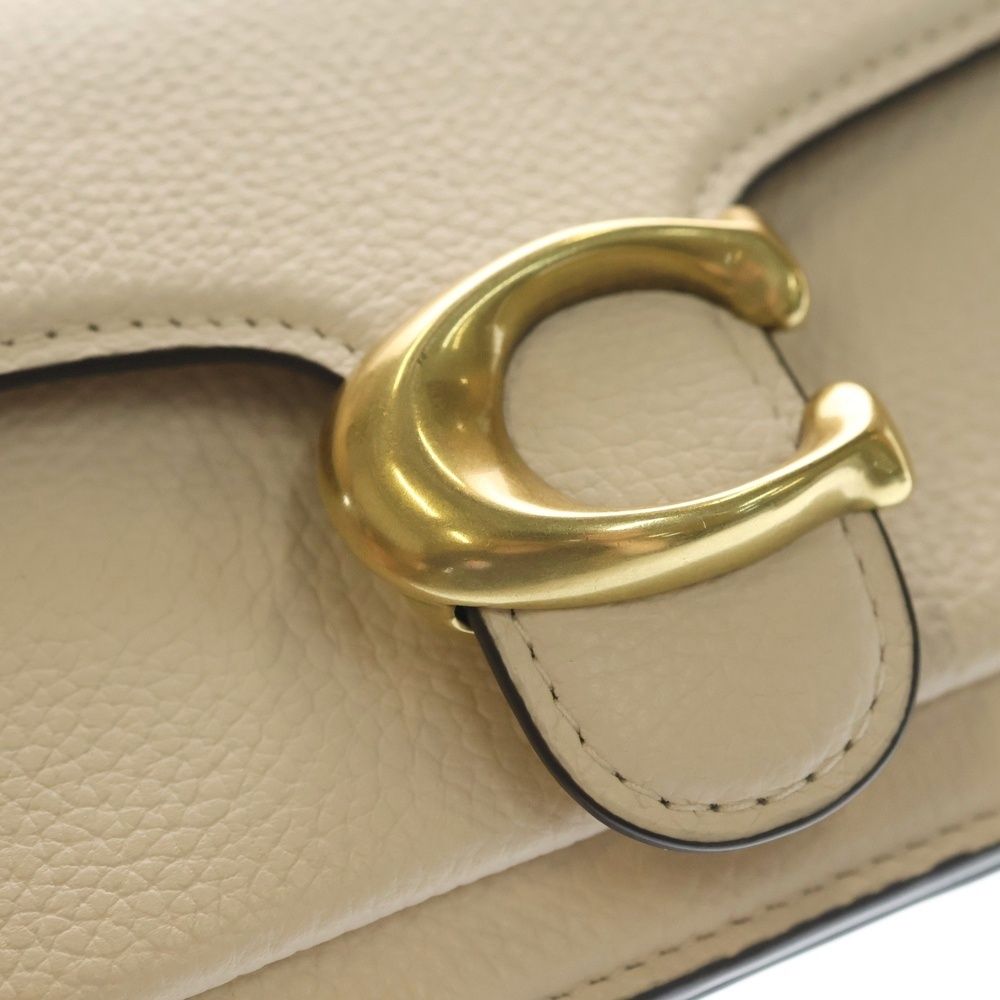 COACH コーチ タビー ショルダー バッグ 20 2WAYバッグ ハンドバッグ ショルダーバッグ チェーンバッグ アイボリー ホワイト レザー ゴールド金具 COACH（コーチ） 未使用 タビー ショルダーバッグ20 レディース