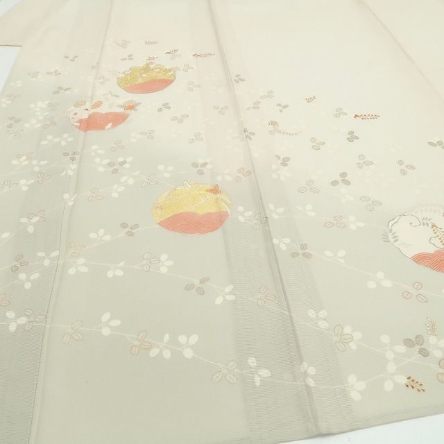 新品 絽 金駒刺繍 夏着物“人それぞれの夏景色”正絹 仕付糸付 訪問着