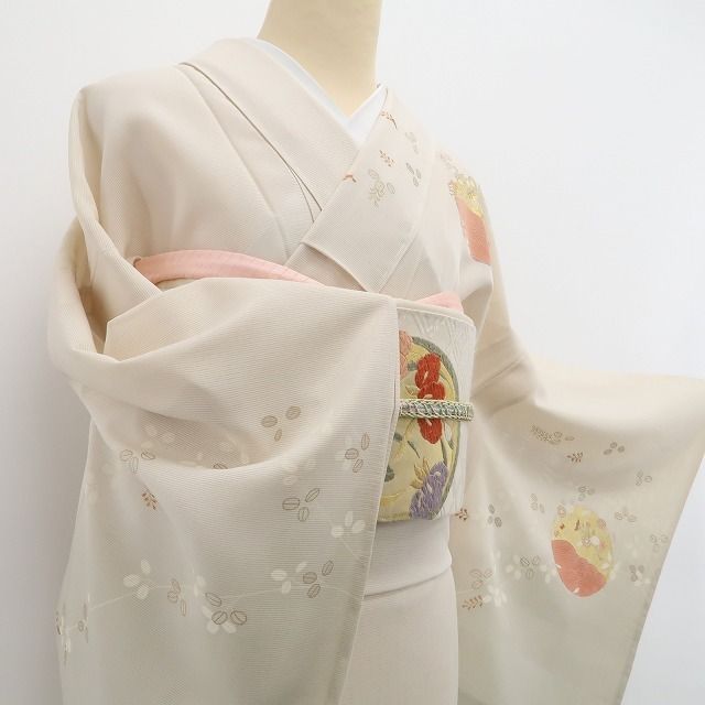 新品 絽 金駒刺繍 夏着物“人それぞれの夏景色”正絹 仕付糸付 訪問着