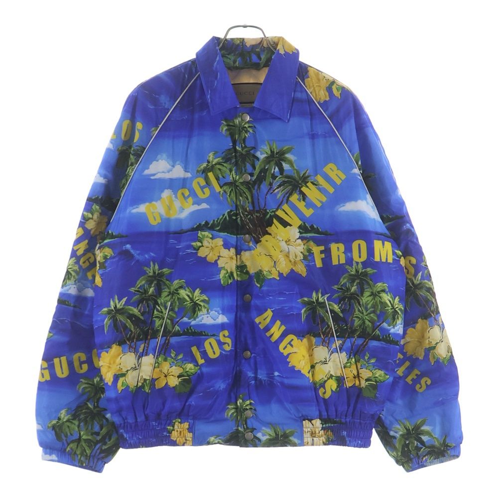 専用★GUCCI フローラ　ナイロンアウター GUCCI (グッチ) 22AW From Los Angeles Print Nylon Jacket フロム