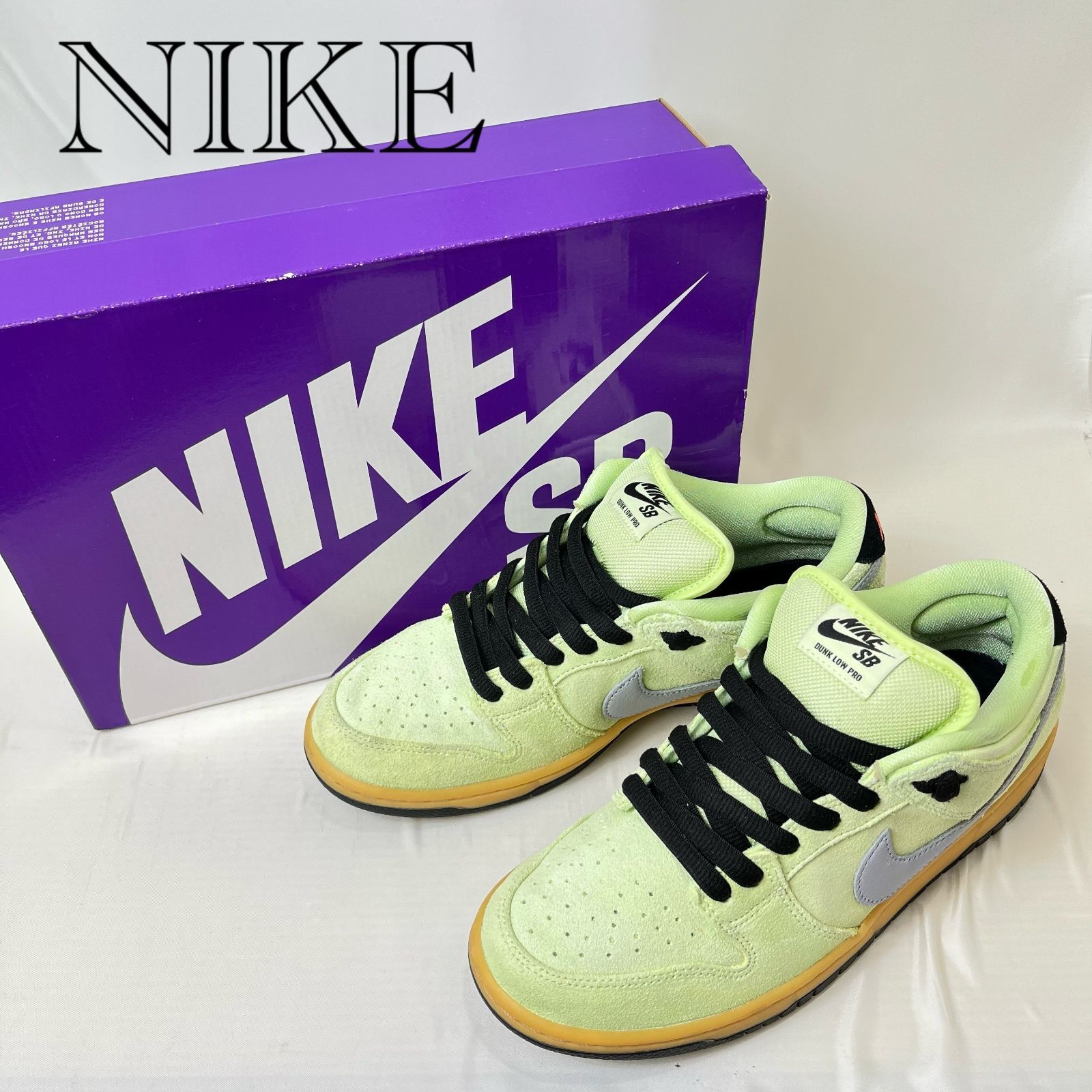 NIKE ナイキ SB DUNK LOW PRO PRM HQ1626 スニーカー ライムグリーン 