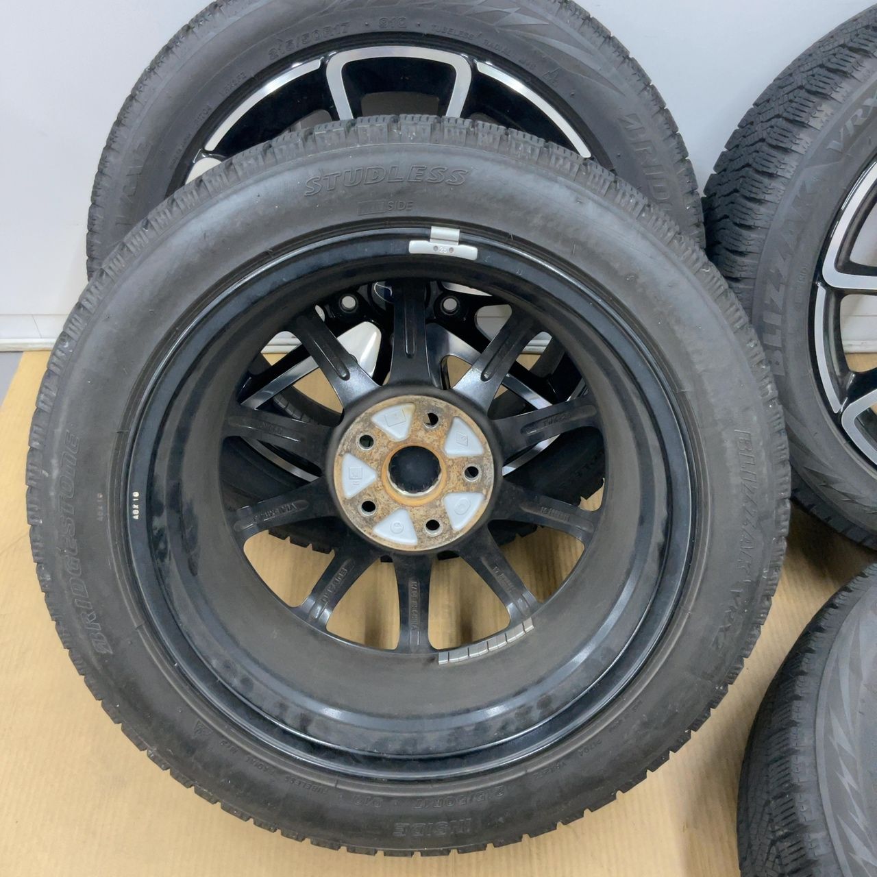 215/50/17 BRX2 2020年製 ばり溝 ホイール付き