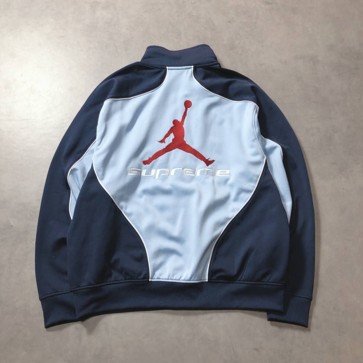 GQ5269◇Supreme / Jordan : 24FW Tricot Track Jacket◇M◇ブルー系 
