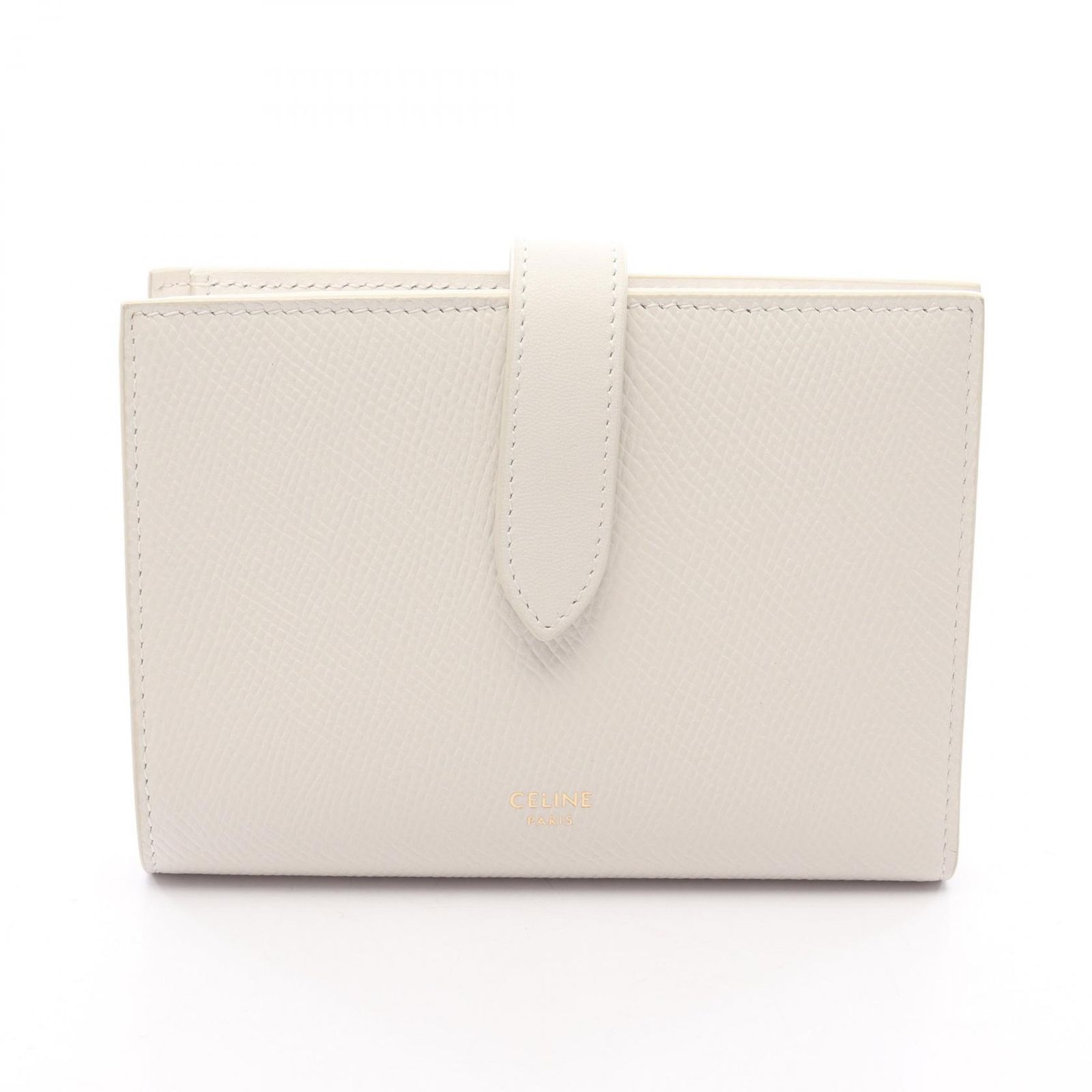 CELINE セリーヌ ミディアム ストラップウォレット 二つ折り財布 