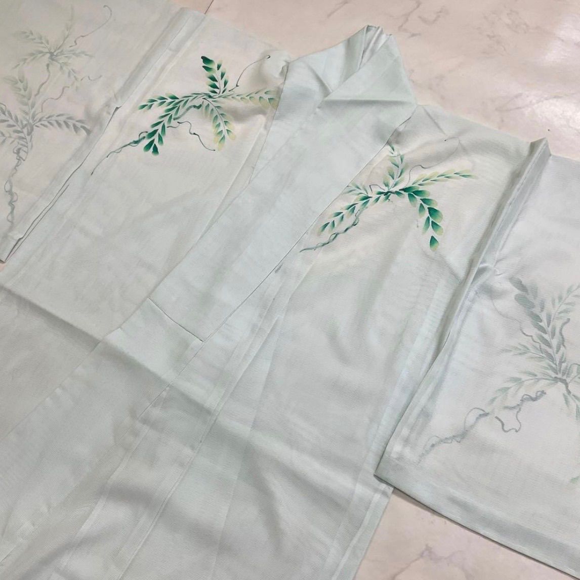 kimono+one◇kimonoarisa◇送料無料◇夏物◇夏着物◇附下訪問着◇淡い