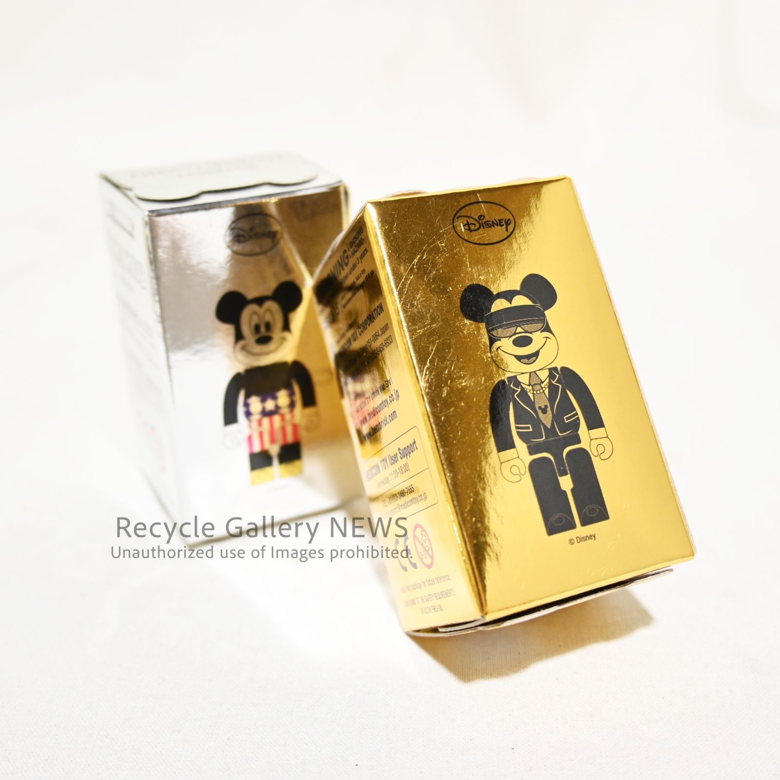○ BE@RBRICK MICKEY MOUSE（USA Ver.）/（SUIT Ver.）JOYRICH Disney 