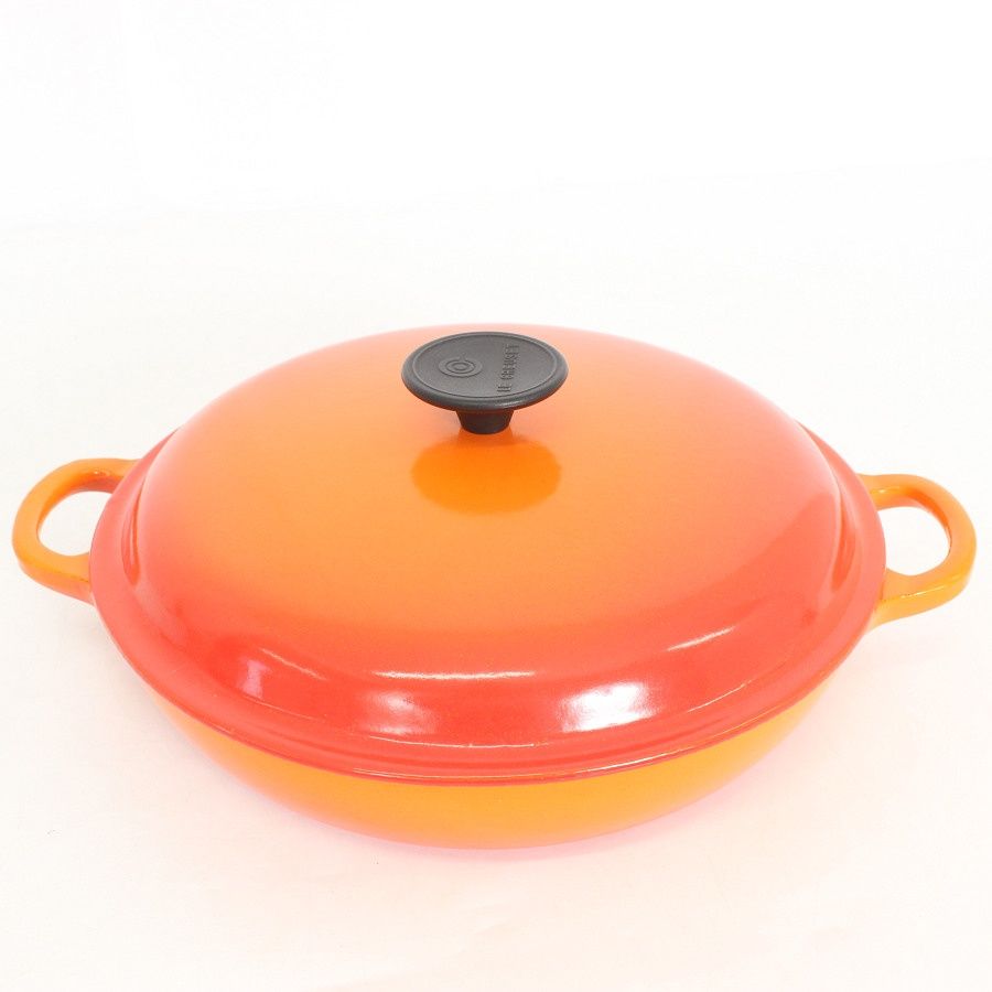 ル・クルーゼ ビュッフェ・キャセロール 26cm 25032-26-09 オレンジ 