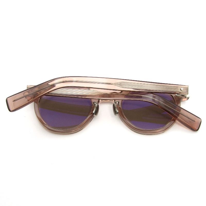 美品 EYEVAN7285 アイヴァン7285 サングラス MODEL.360 日本製 パント 1PINカシメ 707 スモークピンク2 54000761 美品 EYEVAN7285 アイヴァン7285 サングラス MODEL.360 日本製 パント