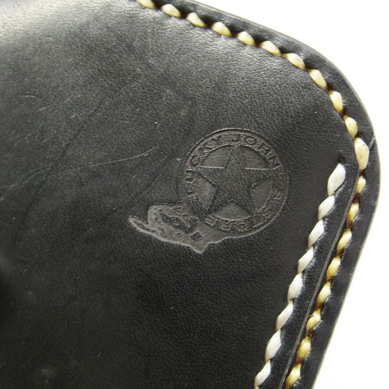 LUCKY JOHN ラッキージョン ショートウォレット クロコ型押し シルバー