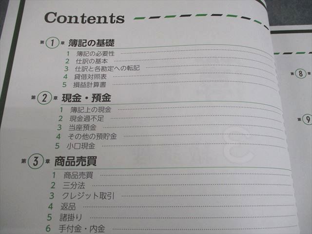 資格のキャリカレ 簿記3級・2級講座 90日最短合格 テキスト/問題集