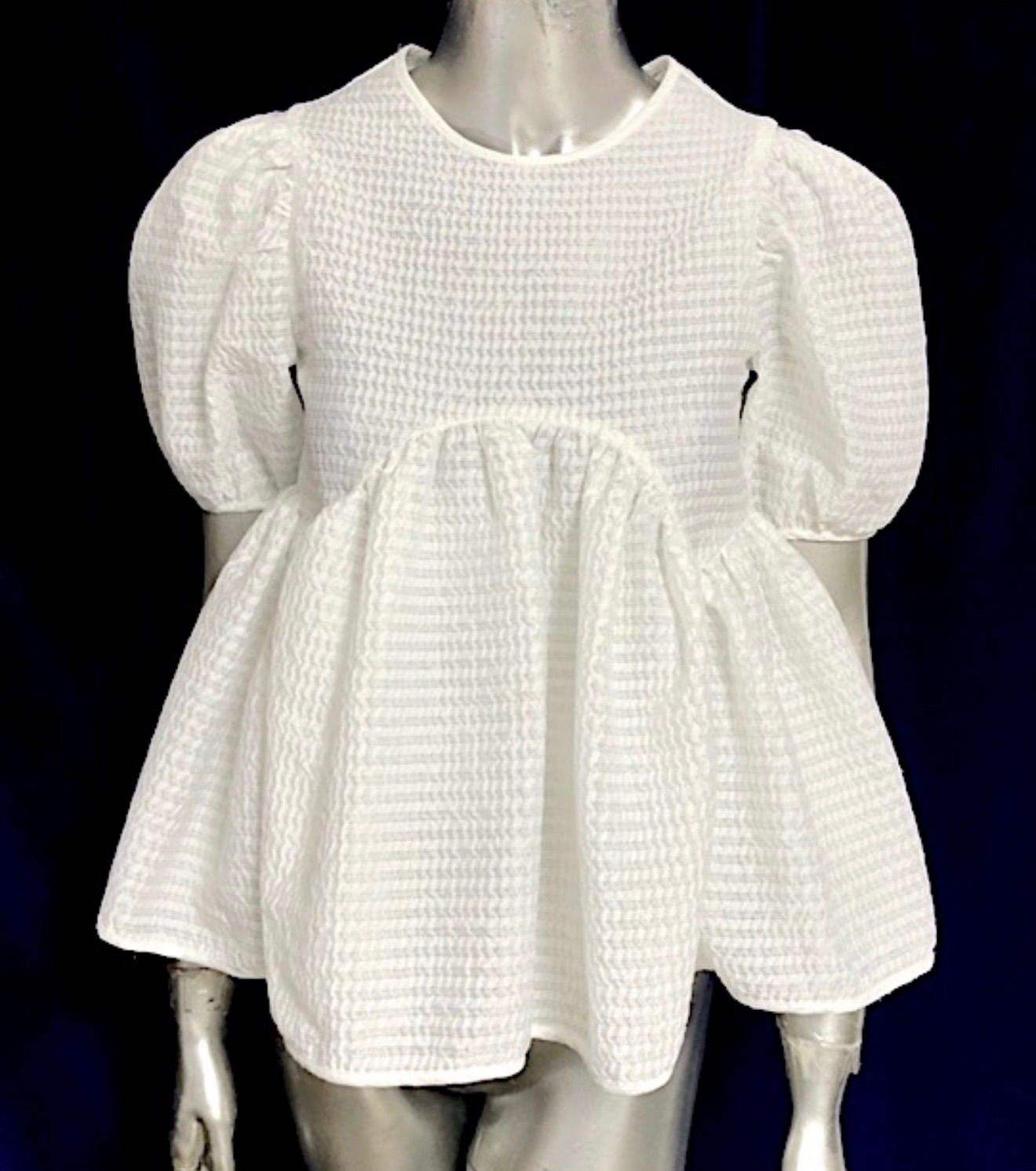 CECILIE BAHNSEN Kastanje パフスリーブ ブラウス Cecilie Bahnsen Kastanje Blouse in White | FWRD