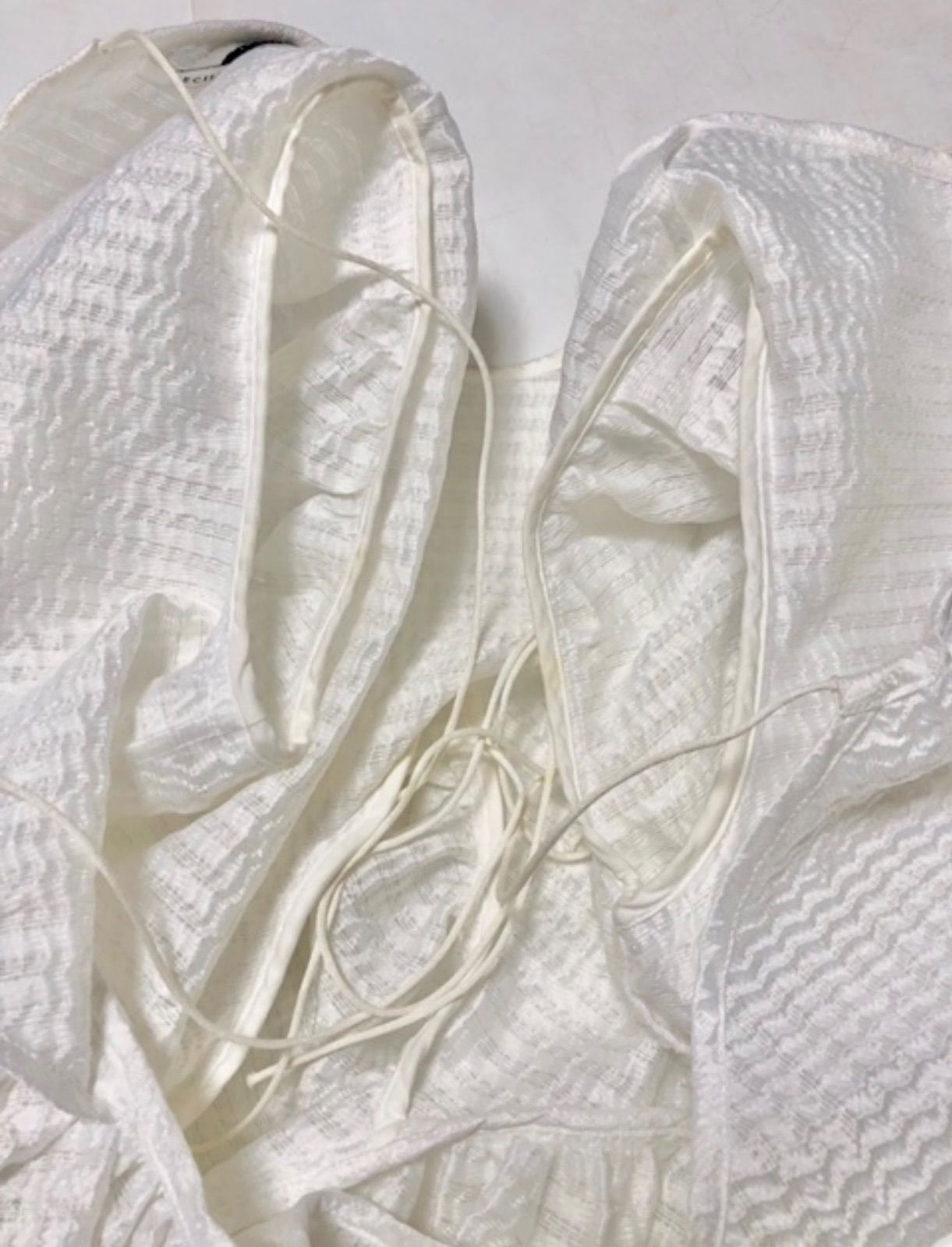 CECILIE BAHNSEN バックリボン パフスリーブ ブラウス シャツ CECILIE BAHNSEN - セシリーバンセン バックリボンの通販 by RRR's