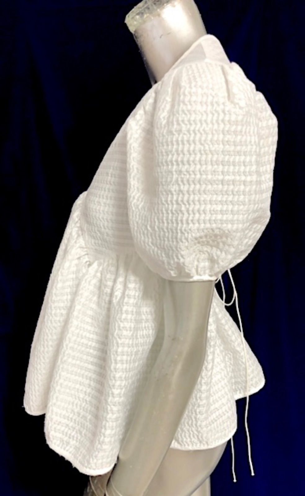 CECILIE BAHNSEN Kastanje パフスリーブ ブラウス Cecilie Bahnsen Kastanje Blouse in White | FWRD