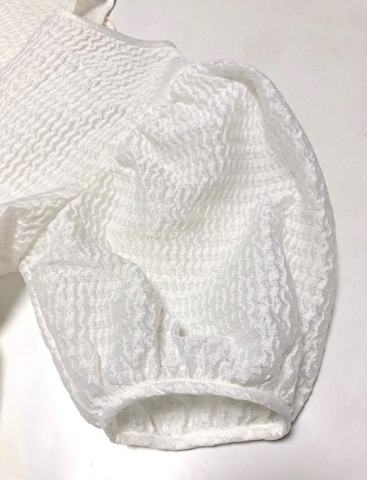 CECILIE BAHNSEN Kastanje パフスリーブ ブラウス Cecilie Bahnsen Kastanje Blouse in White | FWRD