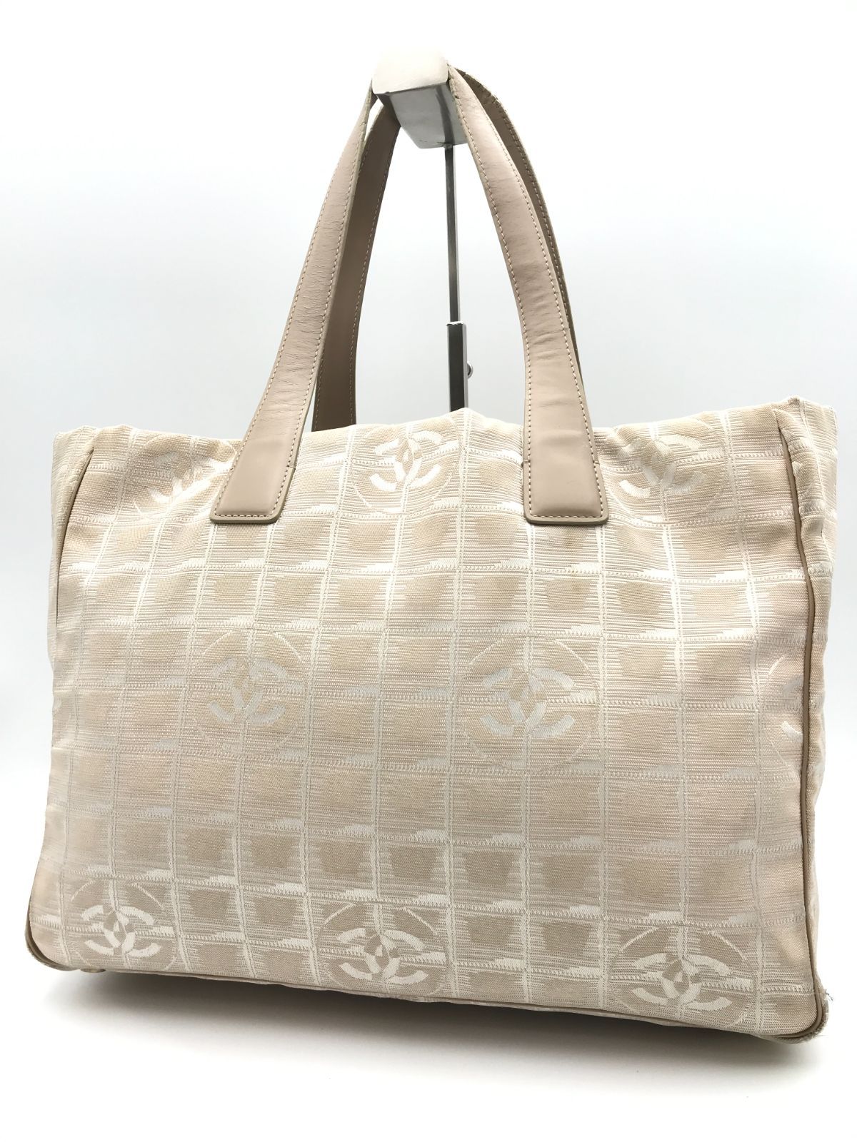 CHANEL　シャネル　トートバッグ　ニュートラベルライン　ベージュ系　253
