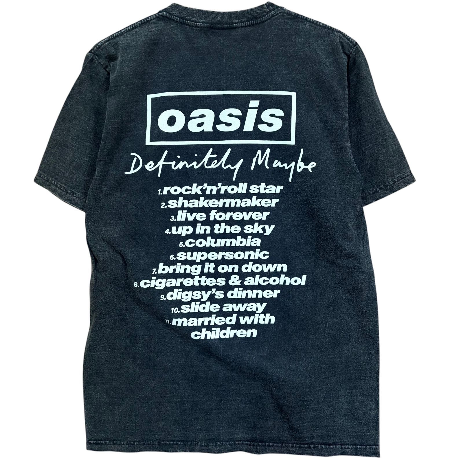 新品 Oasis Tシャツ L オアシス 1stアルバム ジャケ写 両面プリント デ