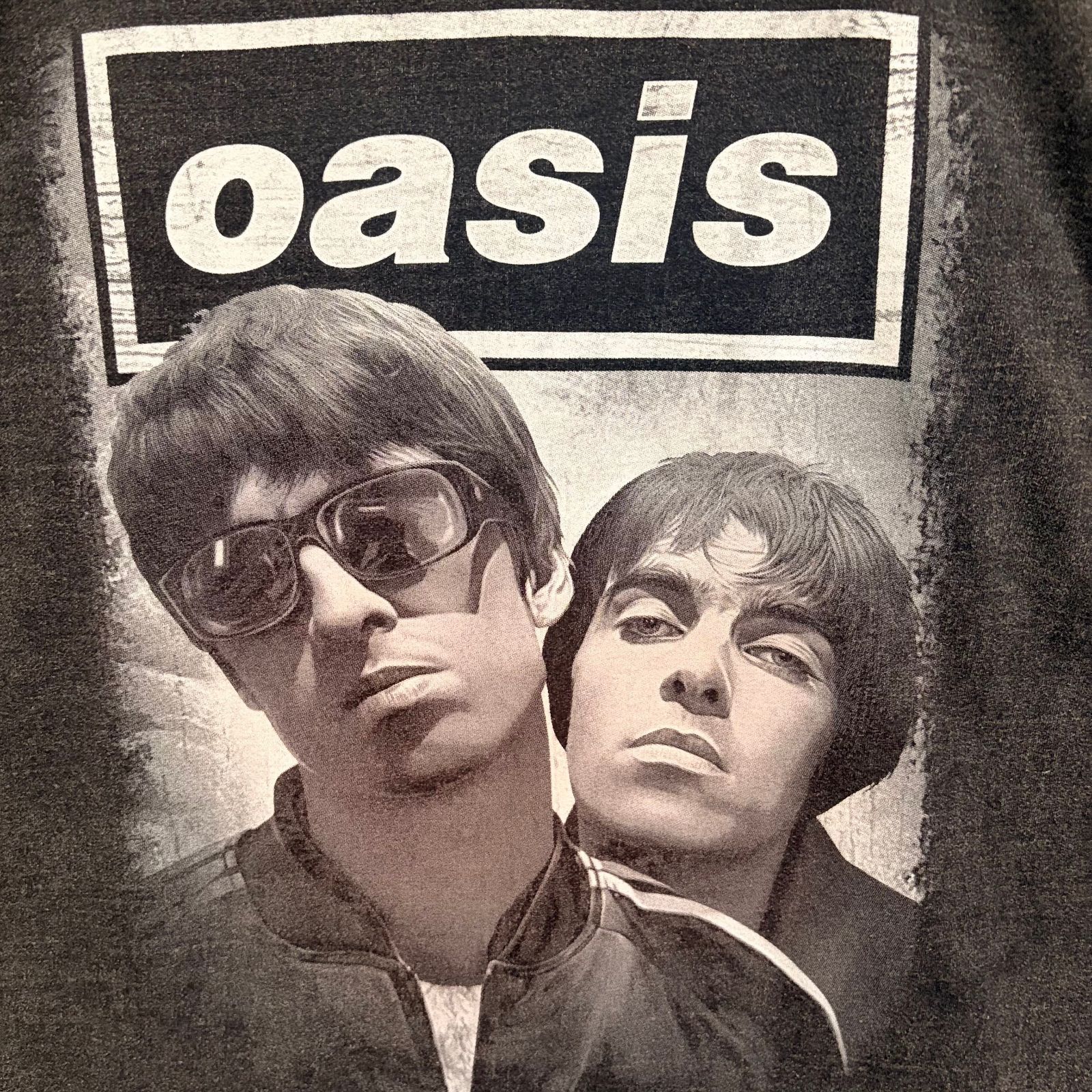 新品 Oasis Tシャツ L オアシス 1stアルバム ジャケ写 両面プリント デ