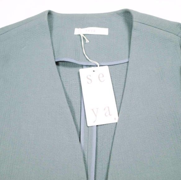 seya. セヤ 20SS 日本製 SUMMER BLAZER SASHIKO TRIPLE COTTON サマーブレザー 刺し子トリプルコットン BW03-3 M DUNE 定価92,400円 Season#06 テーラードジャケット Cristaseya アウター【新古品】【中古】【seya.】 seya. セヤ 20SS 日本製 SUMMER BLAZER SASHIKO TRIPLE COTTON サマー