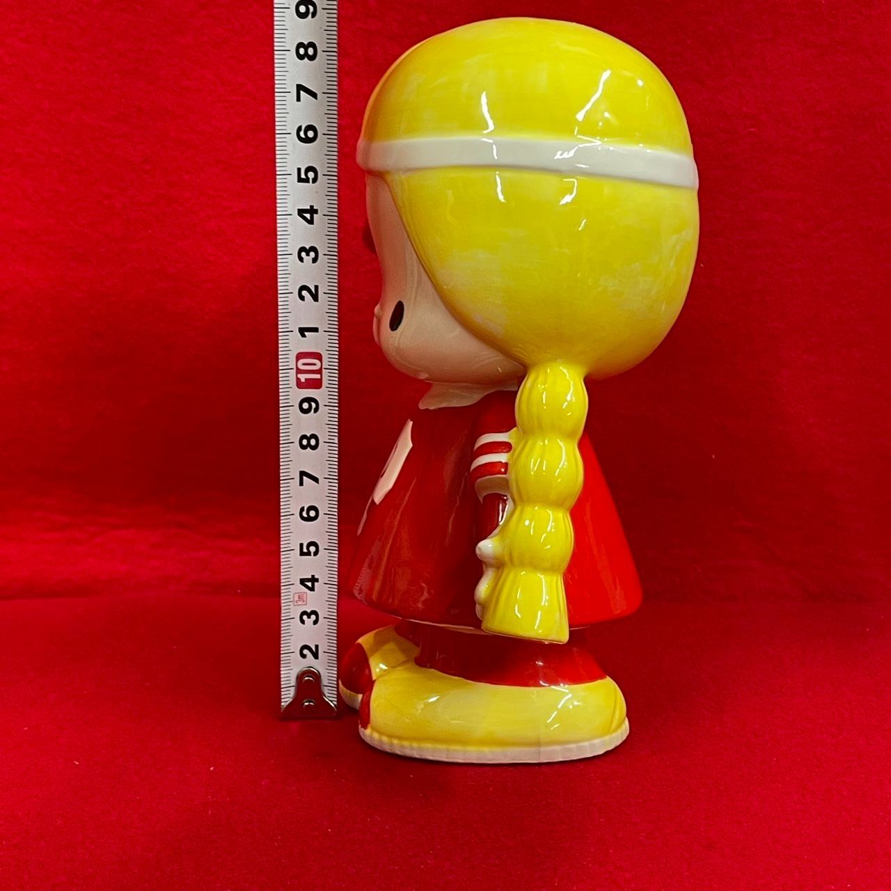 サンリオ パティー＆ジミー 貯金箱 当時物 陶器製 昭和レトロ N-23