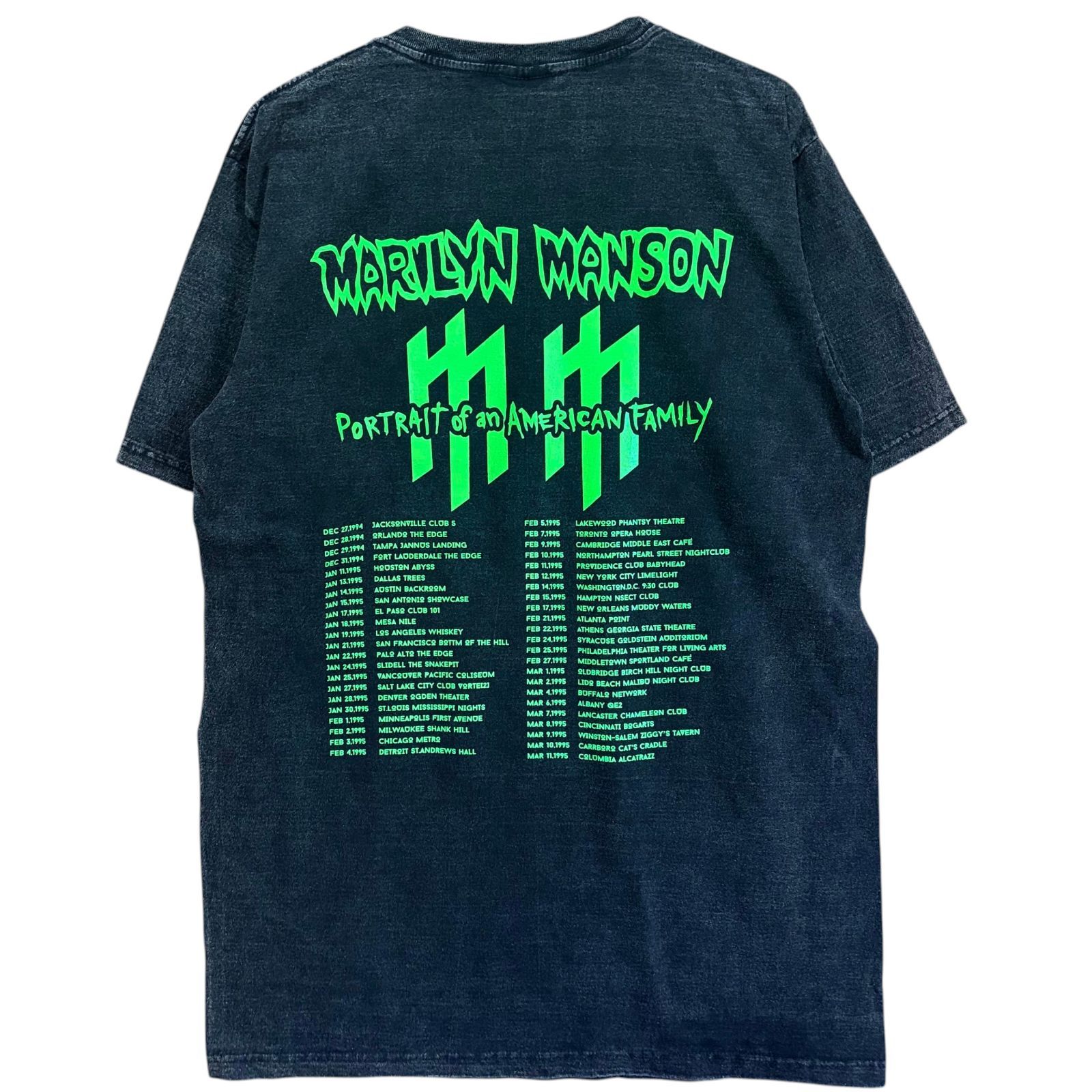 新品 マリリンマンソン Tシャツ XL 墨黒 ポートレートオブアン