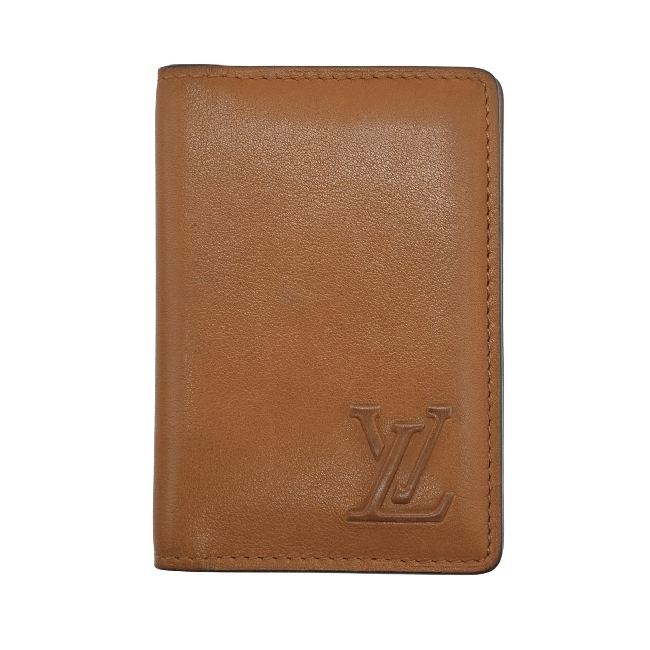 LOUIS VUITTON ルイヴィトン モノグラム ノマド オーガナイザードゥポッシュ カード入れ ケース 名刺入れ パスケース ブラウン 茶 M85084 (28644)