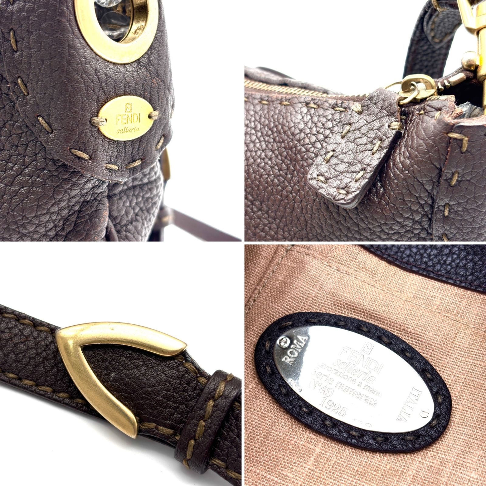 美品 FENDI フェンディ セレリア ショルダーバッグ ワンショルダー 