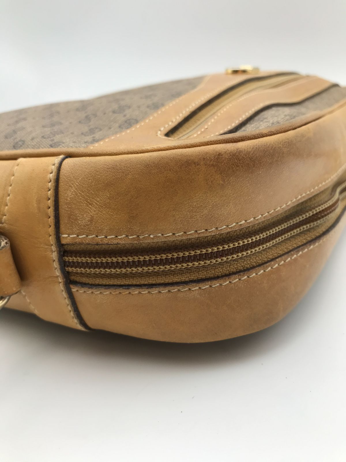 GUCCI オールドグッチ ショルダーバッグ マイクロGG インター 