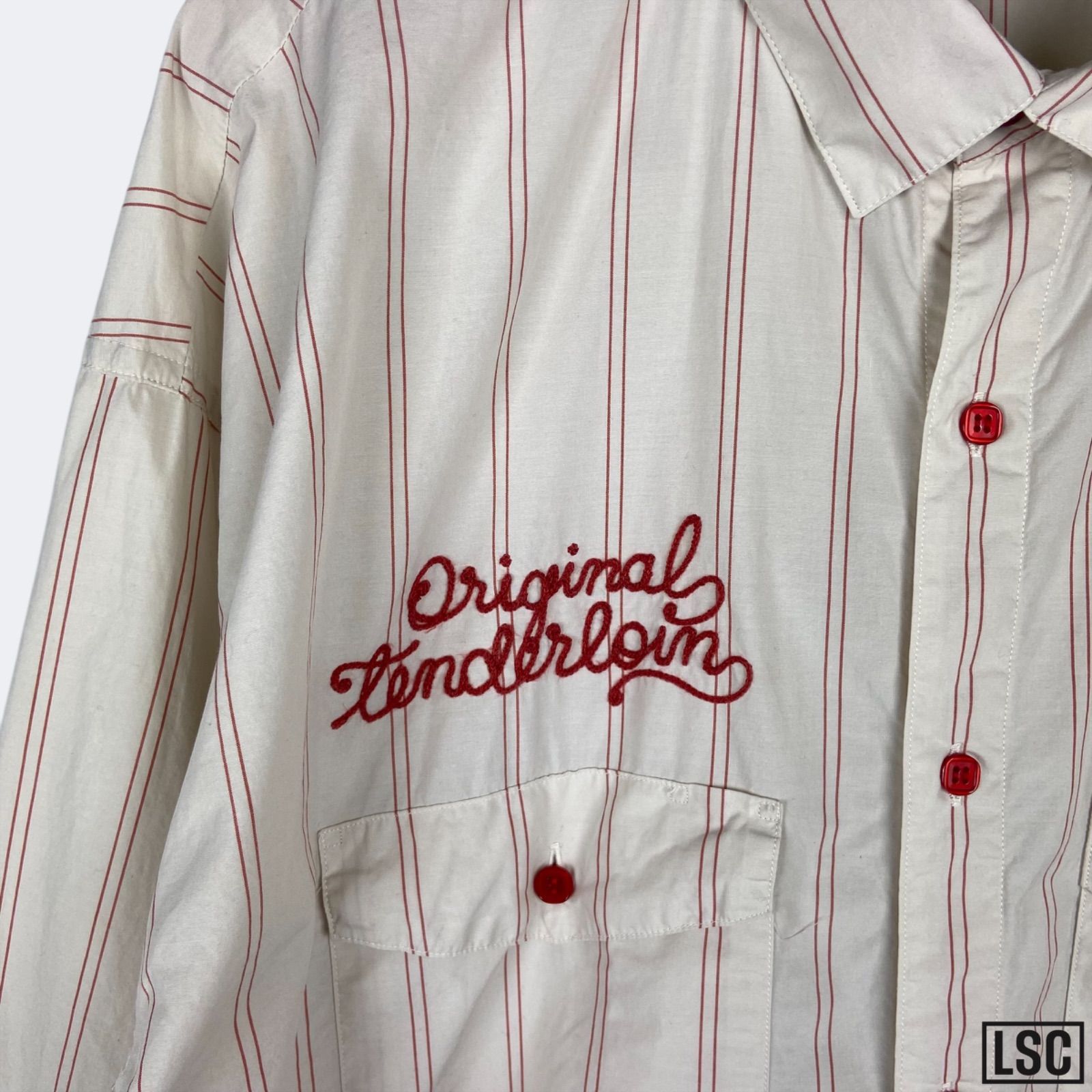TENDERLOIN STRIPE WORK SHIRT テンダーロイン ストライプ ワーク