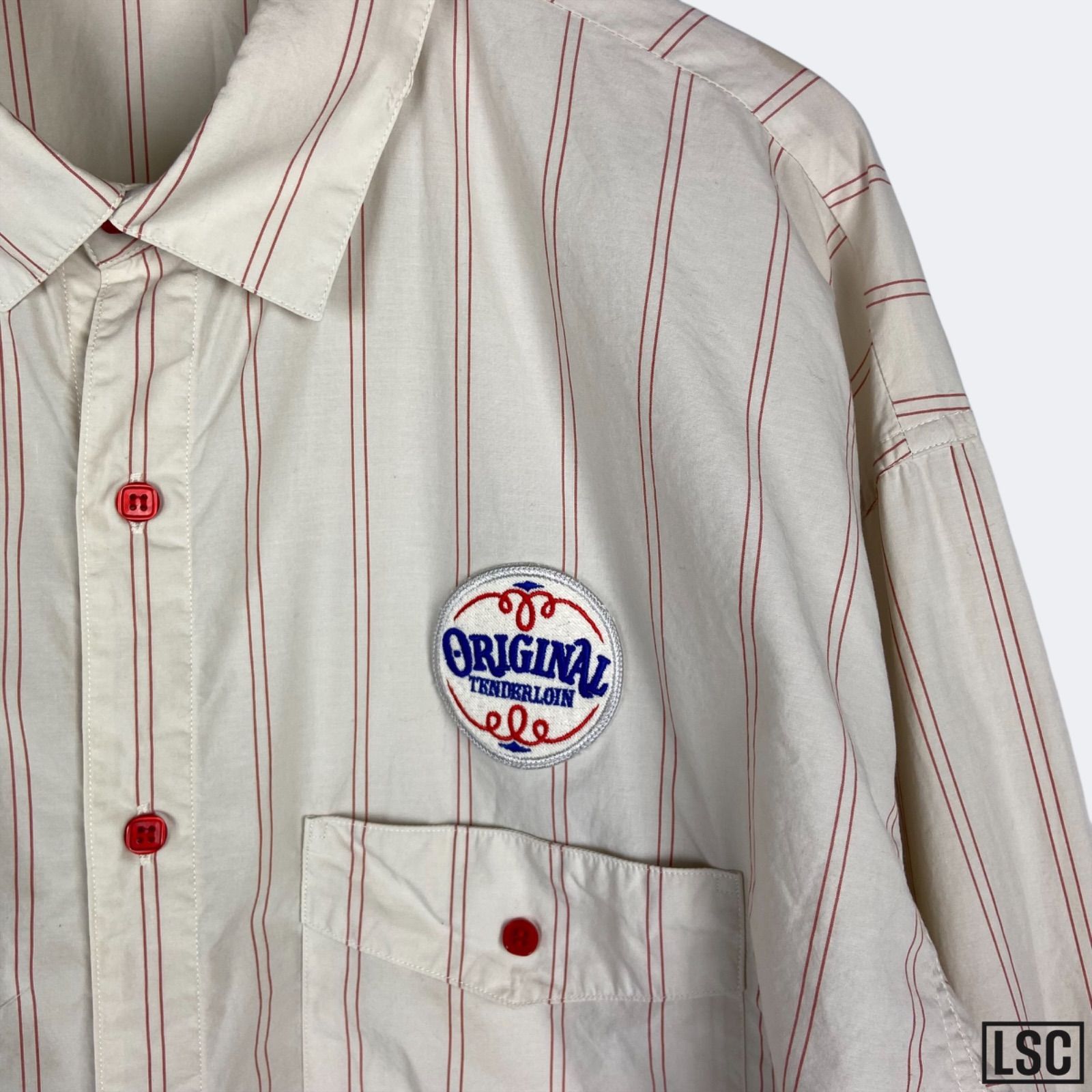 TENDERLOIN STRIPE WORK SHIRT テンダーロイン ストライプ ワーク