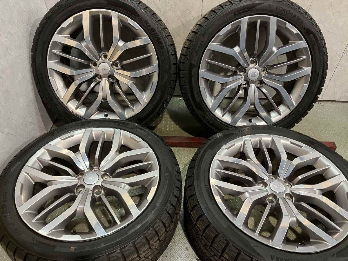 【YK G075 265/45R21】スタッドレス【LAND ROVER レンジローバースポーツ 純正ホイール 21インチ 9.5J5HPCD120+49】バリ溝　(MTX465MI)
