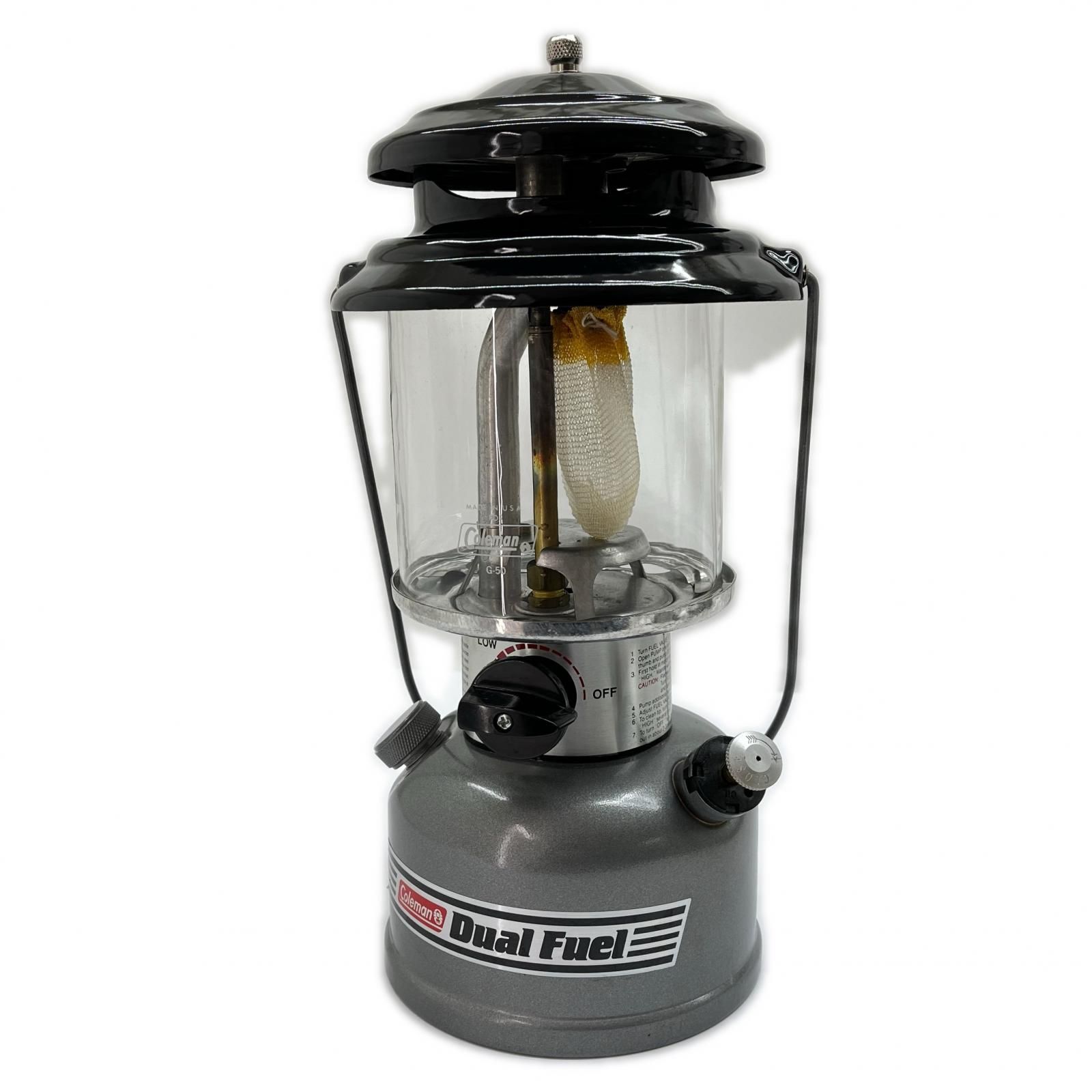 Coleman コールマン ガソリンランタン 1993年7月製造 ケース付 282-700