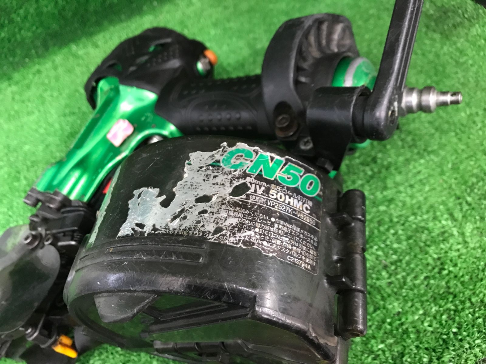中古品】【0906】☆HiKOKI(日立工機) 50㎜高圧ロール釘打機 