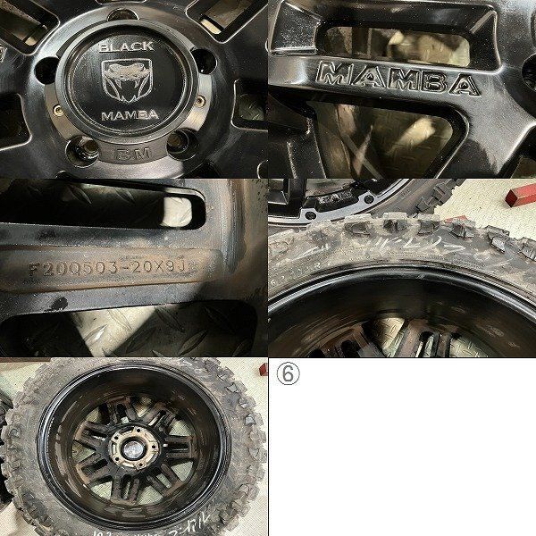 ATTURO TRAIL BLADE M/T LT285/50R20】夏タイヤ【BLACK MAMBA 20インチ 