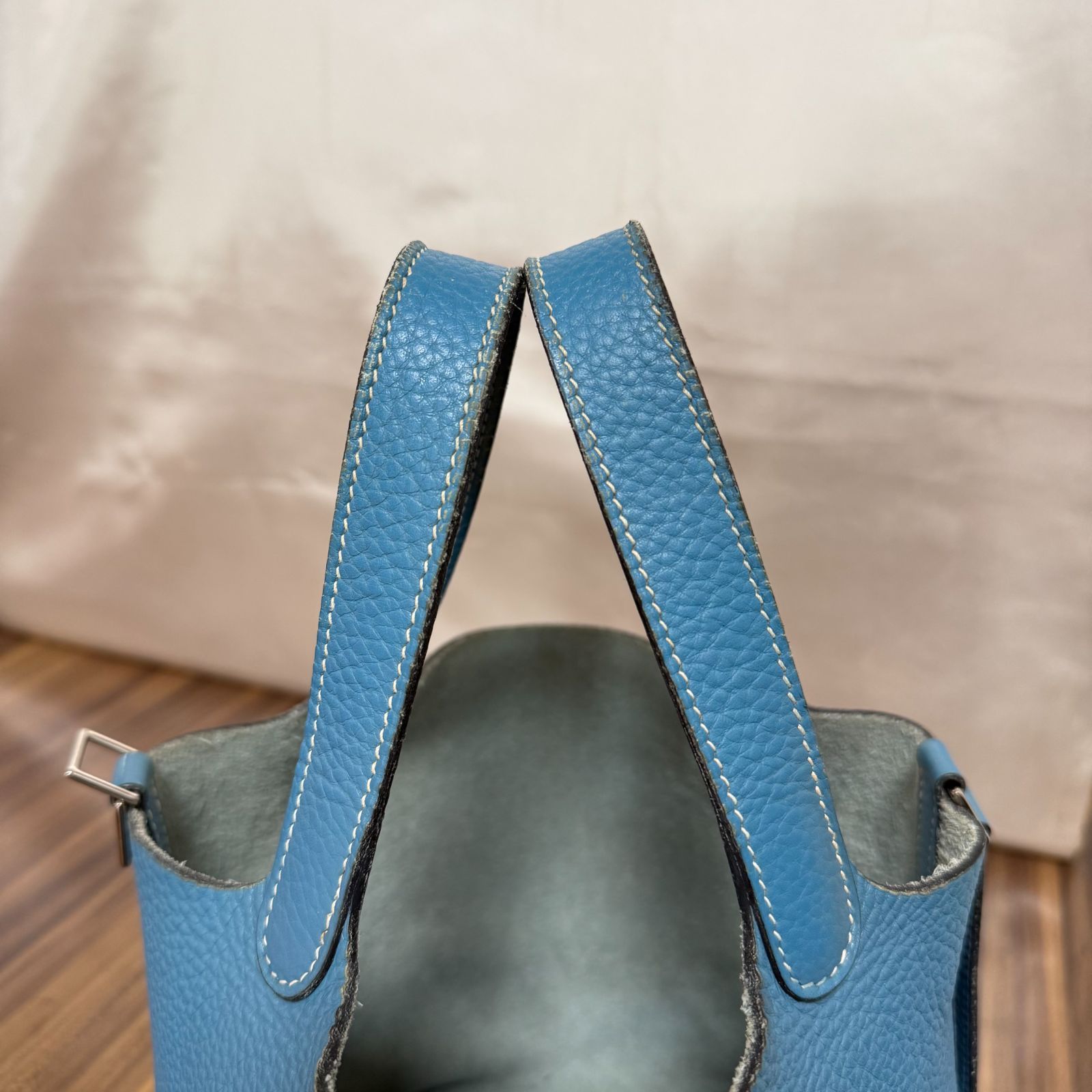 ⭐️美品⭐️HERMES エルメス ピコタンロックPM ブルージーン ▢R刻印 