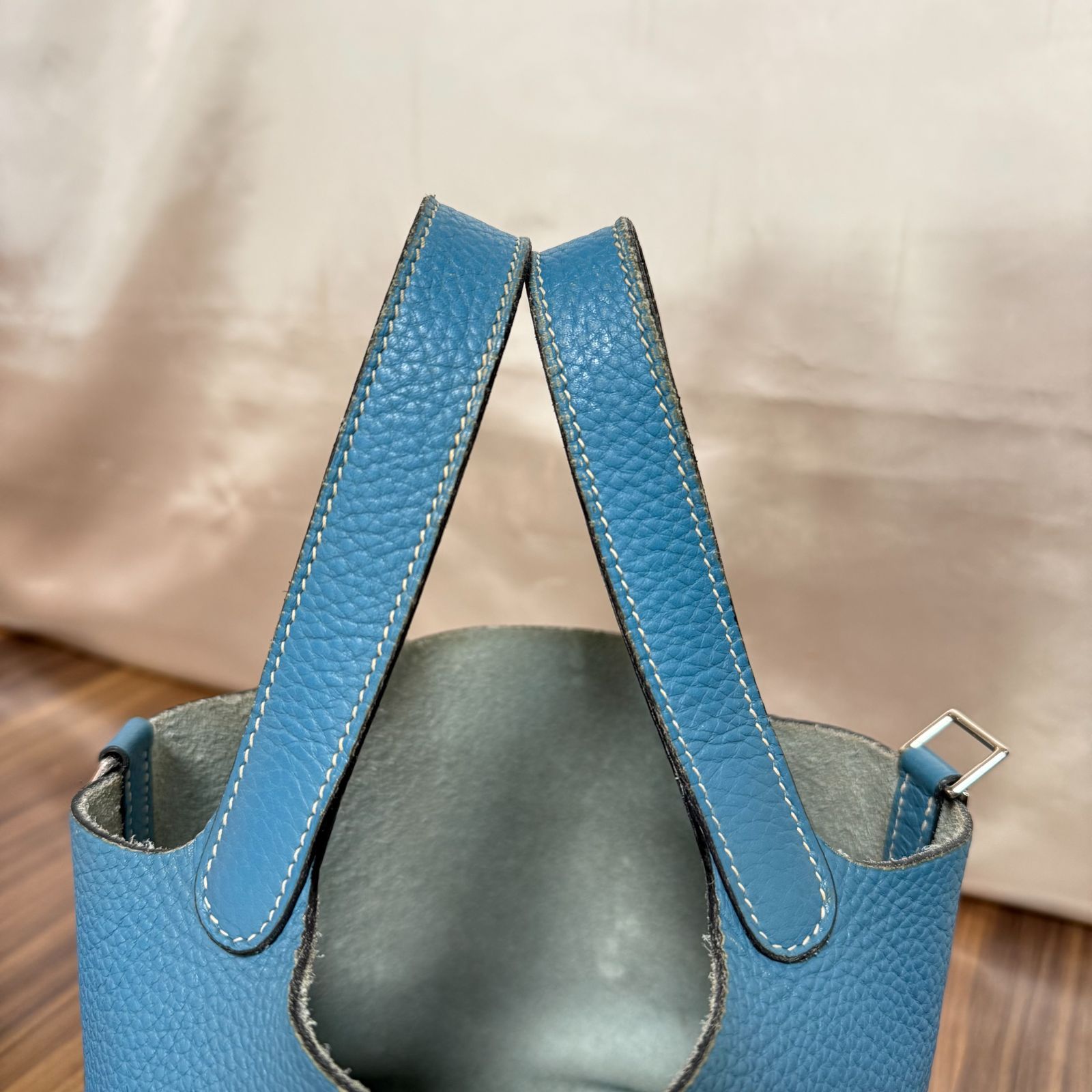 ⭐️美品⭐️HERMES エルメス ピコタンロックPM ブルージーン ▢R刻印 