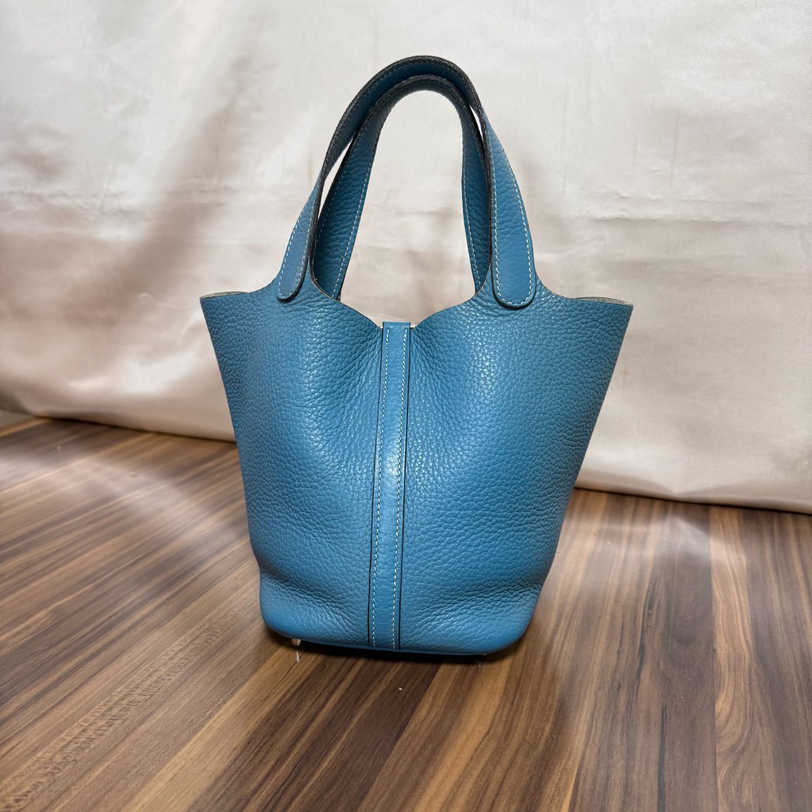 ⭐️美品⭐️HERMES エルメス ピコタンロックPM ブルージーン ▢R刻印 