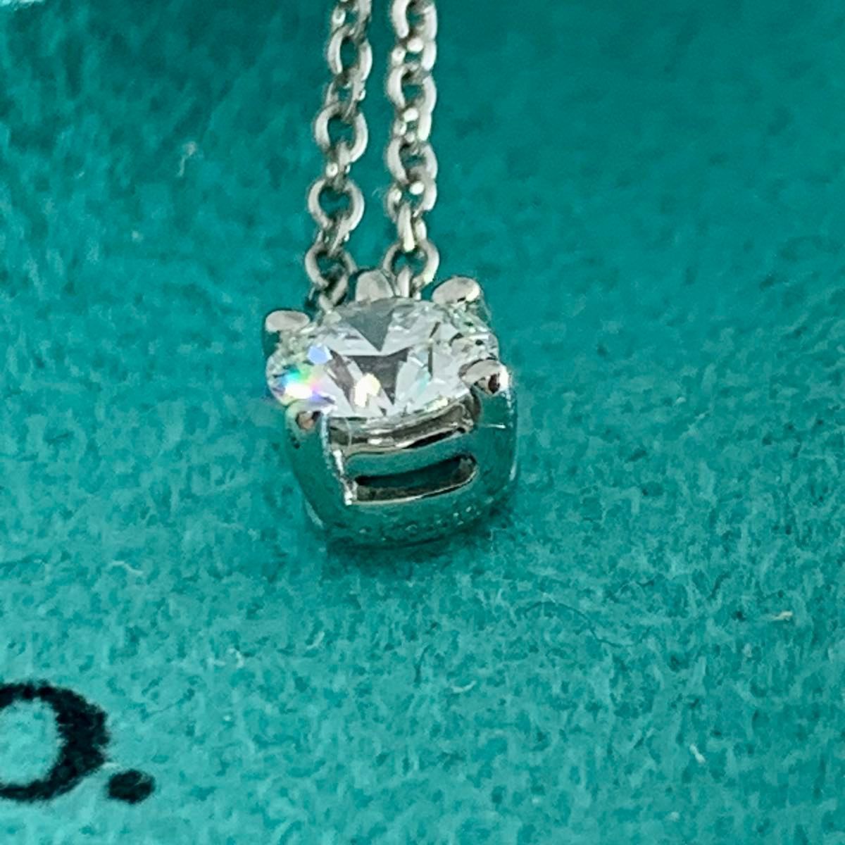 gideon7773さまティファニーソリティア ダイヤ ネックレス ABO1e ティファニー 美品 0.25ct ソリティア ダイヤ ネックレス ABO1e - メルカリ