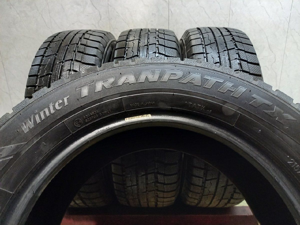 【走行短め】TOYO Winter TRANPATH TX 215/65R16 16インチ スタッドレス 4本 22年製 アルファード ヴェルファイア エルグランド等 (KTC442) クレジットカード QRコード決済可能 走行短め】TOYO Winter TRANPATH TX 215/65R16 16インチ スタッドレス